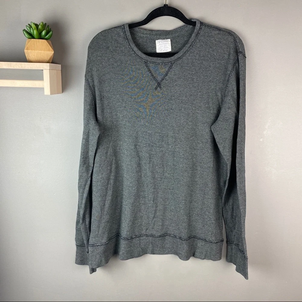 J.crew men’s knit stripe long sleeve size XL
